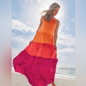 Soft Surroundings Dress 100% Silk